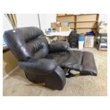 Brown Recliner, Swivel, Rocker