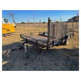 ROADMASTER TRAILER, SINGLE AXLE, SIDE AND REAR