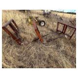 3 Graves Hay Forks & Hay Trailer