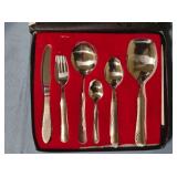 Flatware cutlery set. 6 place setting.