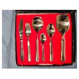 Flatware cutlery set. 6 place setting.