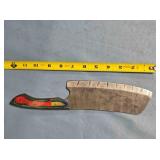 Cleaver. Two tone wood handle.