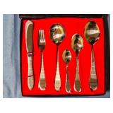 Flatware cutlery set. 6 place setting.