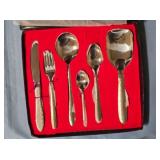 Flatware cutlery set. 6 place setting.