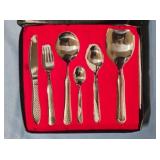 Flatware cutlery set. 6 place setting.