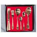 Flatware cutlery set. 6 place setting.
