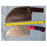 Cleaver w/composite/wood handle.
