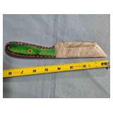 Tanto blade knife. Carved wood handle.