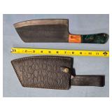 Cleaver w/composite/wood handle.