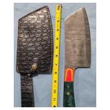 12" Cleaver w/wood & composite handle.