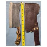 12" Cleaver w/wood & composite handle.