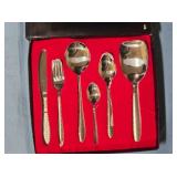 Flatware cutlery set. 6 place setting.