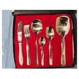Flatware cutlery set. 6 place setting.