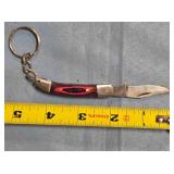 Small folding knife w/key chain.