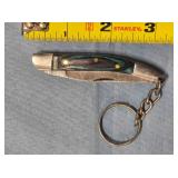 Small folding knife w/key chain.