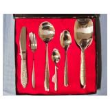 Flatware cutlery set. 6 place setting.