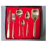 Flatware cutlery set. 6 place setting.