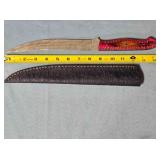 Trailing point knife. 14" total length.