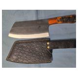 12" cleaver w/composite/wood handle.