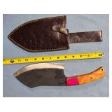 Cleaver w/composite/wood handle.