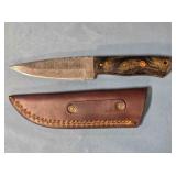 Drop point knife w/composite handle & Lanyard hole