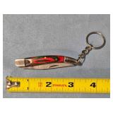 Small folding knife w/key chain.