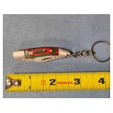 Small folding knife w/key chain.