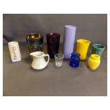 10 Small Glasses - Vases - Pitchers Very