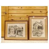 2 Vintage Signed & Numbered Prints - Both are