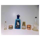 AVON Golden Thimble Perfume Bottle - 2 Clear