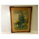 Vintage Print Reproduction 1770 Oil Painting of