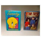 1998 Star Trek Playing Cards & 1994 Looney Tunes