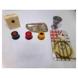 Oklahoma Souvenir Ashtray - NEW Gold Tone Jailer