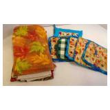 OLD USED Lot of Fall Themed Hand Towels &