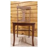 OLD Wooden Dining Room Chair - No Markings