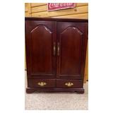 OLD Cherry Wood Armoire or Entertainment Center