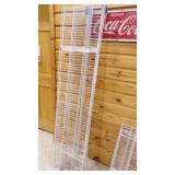 USED Wire Shelves 4 6 ft x 12"  & 3 16"x 12"