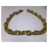 Heavy Duty Yellow Gold Chromate Transport Chain