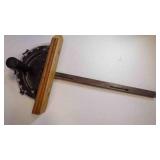 OLD 18" Table Saw Miter Gauge w Solid Bar