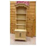 OLD French Provincial Style Bookcase with Storage