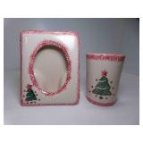 Loom Co China Sponge Painted Ceramic Picture Frame