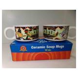 Set of 2 Looney Tunes "Spice it Up!" Ceramic Soup