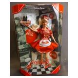Brand New 1998 Collector Edition Coca-Cola Barbie