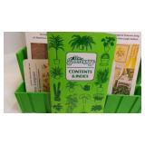 Vintage Greenhouse Indoor Plant Care Index Set