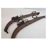 Antique Pair of Horse Hames
