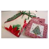 OLD USED Lot of Fall Themed Christmas Apron &