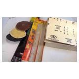 Mixed LOT Sandpaper Strips, Disk and Sheets