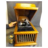 Antique Edison Amberola 30 Cylinder Player
