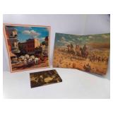 Vintage Paul Detlefsen Print Titled "Fire Wagon"