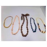 5 Costume Fashion Jewelry Necklaces